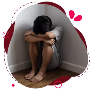 Person experiencing mental health challenges